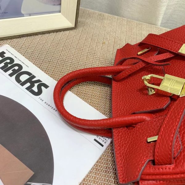 HERMES BIRKIN MINI GOLD HARDWARE EPSOM RED 20CM