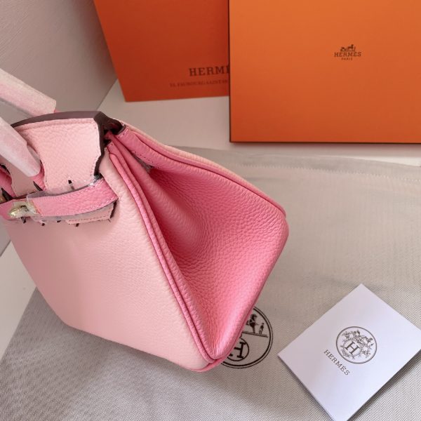 HERMES BIRKIN MINI GOLD HARDWARE EPSOM PINK 20CM