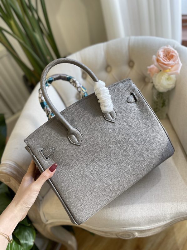 HERMES BIRKIN 35 TOGO LEATHER GOLD HARDWARE GREY 35CM