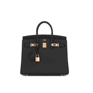 HERMES BIRKIN 35 TOGO LEATHER GOLD HARDWARE BLACK 35CM