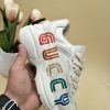 GUCCI RHYTON PRINT LEATHER SNEAKER