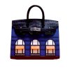 HERMES FAUBOURG BIRKIN 20 DEEP BLUE 20CM