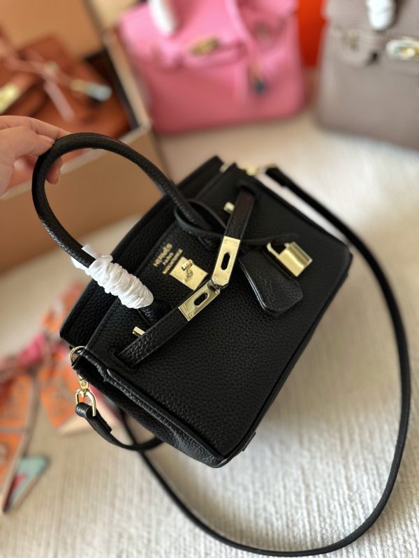 HERMES BIRKIN 20 TOGO BLACK 20CM