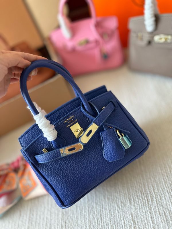 HERMES BIRKIN 20 TOGO BLUE 20CM