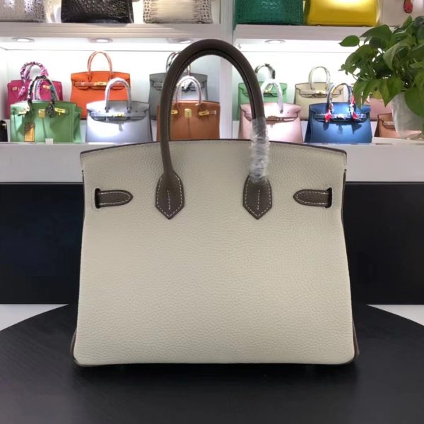 HERMES BIRKIN TOGO LEATHER GOLD HARDWARE BEIGE 30CM