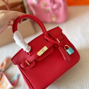 HERMES BIRKIN 20 TOGO RED 20CM