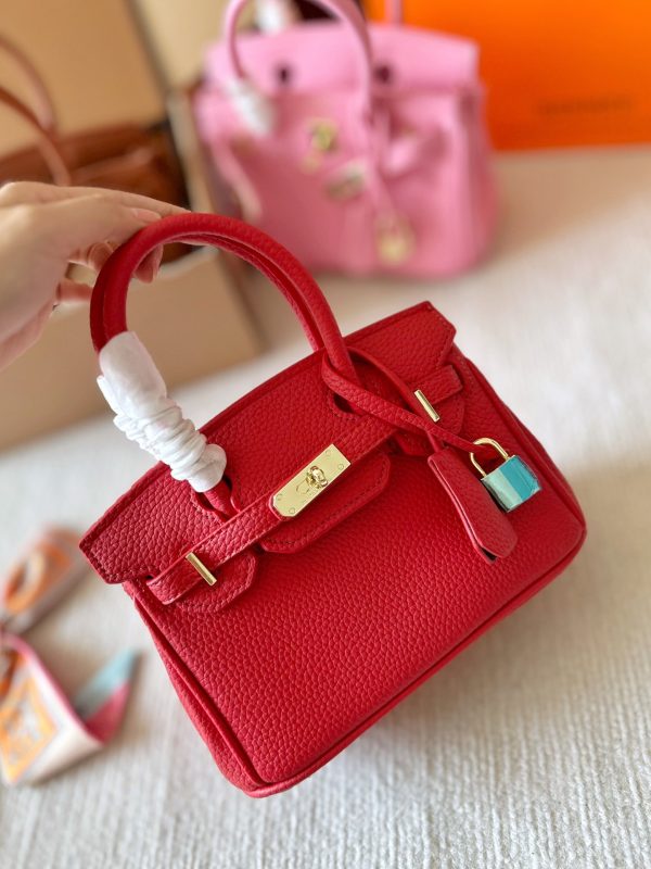 HERMES BIRKIN 20 TOGO RED 20CM