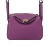 HERMES LINDY MINI BAG PATONE WITH GOLD HARDWARE 19CM