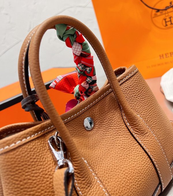 HERMES GARDEN PARTY MINI BROWN 25CM