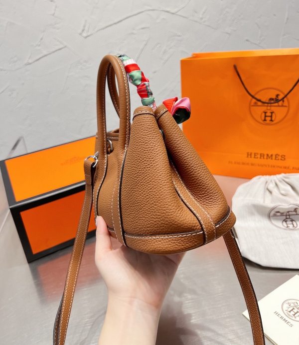 HERMES GARDEN PARTY MINI BROWN 25CM