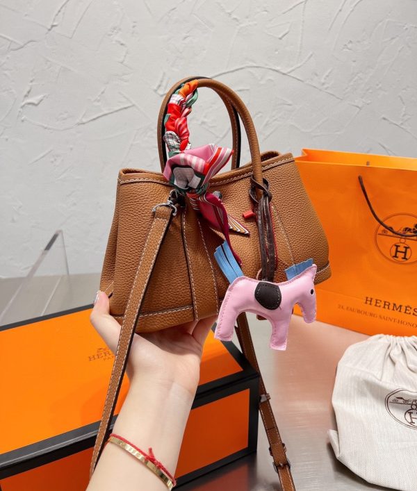 HERMES GARDEN PARTY MINI BROWN 25CM