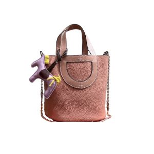 HERMES IN THE LOOP BAG ROSE GOLD 19CM