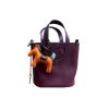 HERMES IN THE LOOP BAG PURPLE 19CM