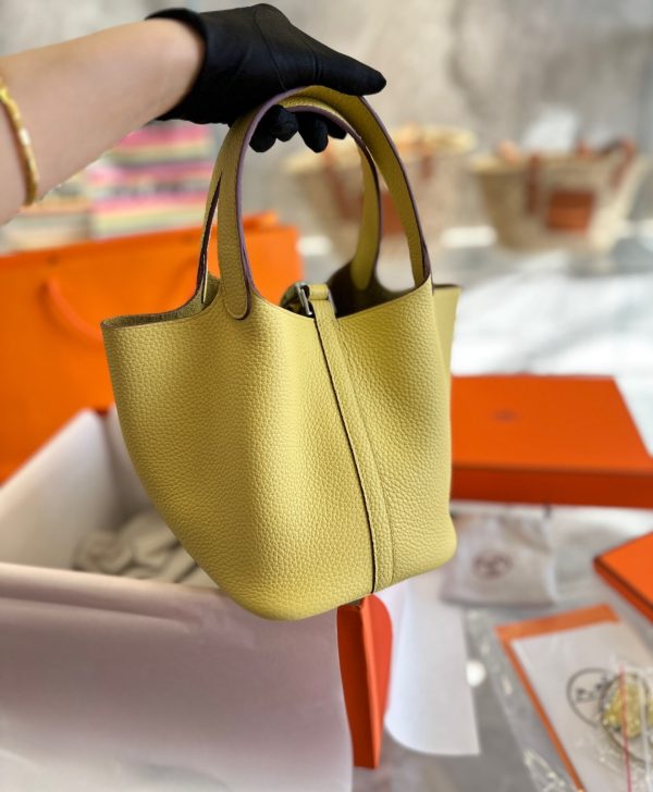 HERMES PICOTIN 18CM YELLOW