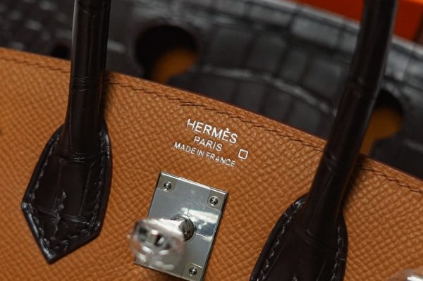 HERMES FAUBOURG BIRKIN 20 BROWN 20CM