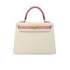 HERMÈS HSS KELLY SELLIER AZALEE EPSOM GOLD HARDWARE NATA AND ROSE 22CM