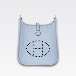 HERMES EVELYNE 16 AMAZONE LIGHT BLUE BAG 16CM