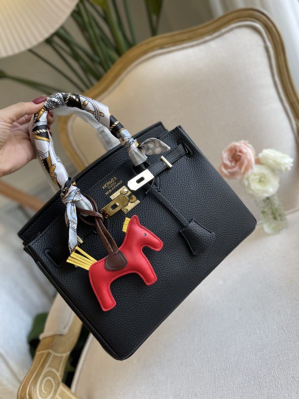 HERMES BIRKIN 35 TOGO LEATHER GOLD HARDWARE BLACK 35CM