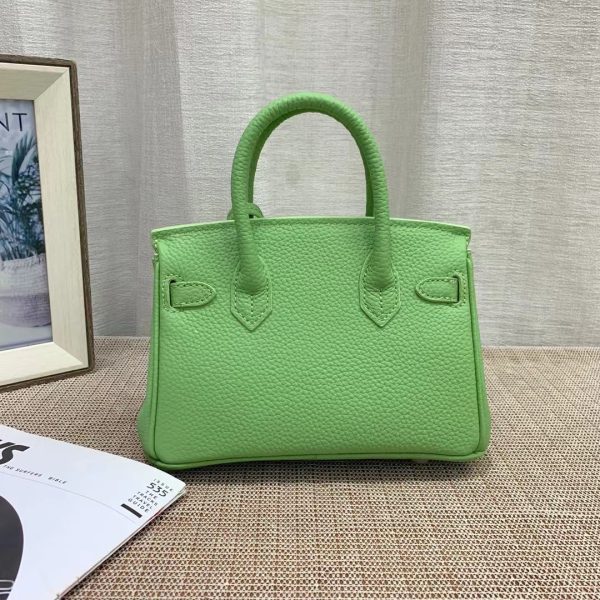 HERMES BIRKIN MINI GOLD HARDWARE EPSOM GREEN 20CM