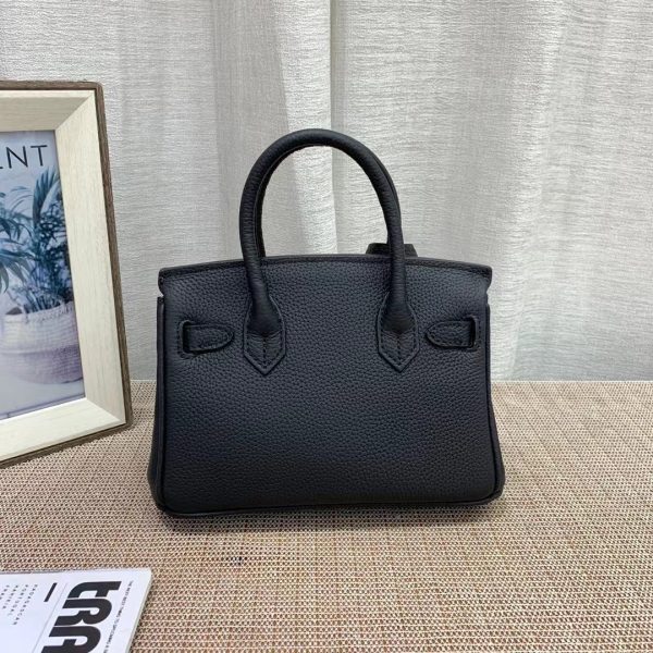 HERMES BIRKIN MINI GOLD HARDWARE EPSOM BLACK 20CM