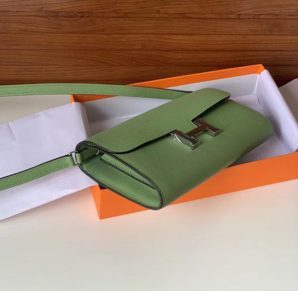 HERMES CONSTANCE LONG TO GO WALLET GREEN