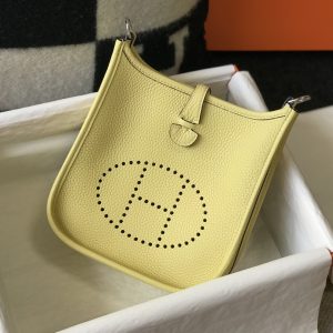 HERMES EVELYNE 16 AMAZONE LEMON YELLOW BAG 16CM