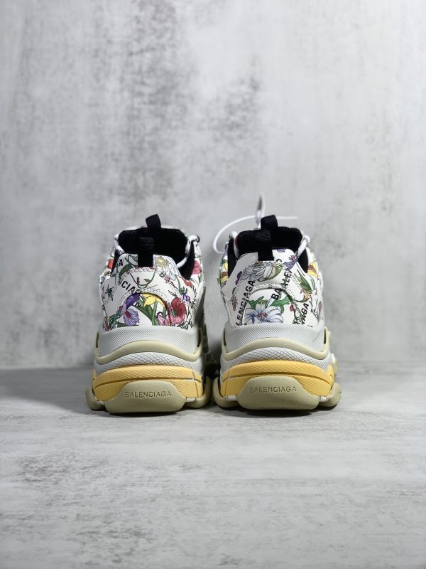 Gucci x Balenciaga The Hacker Project Triple S Flora Print