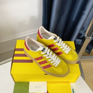 Adidas x Gucci joint Gazelle sports shoes couple casual sneakers