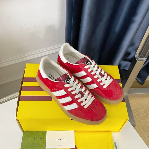 Adidas x Gucci joint Gazelle sports shoes couple casual sneakers