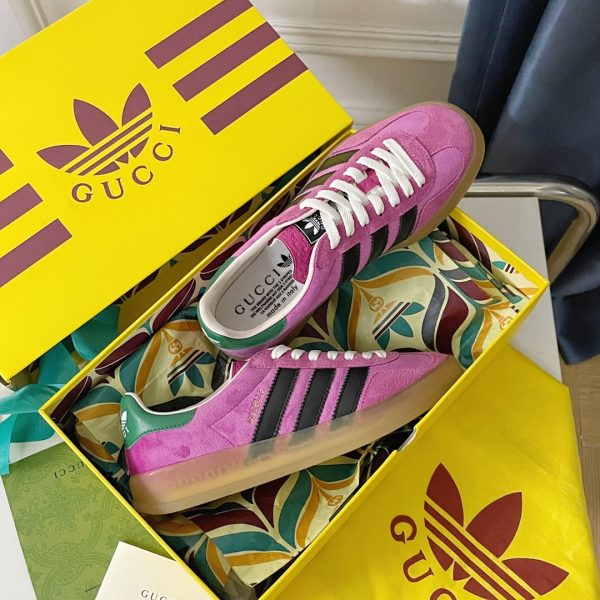 Adidas x Gucci joint Gazelle sports shoes couple casual sneakers