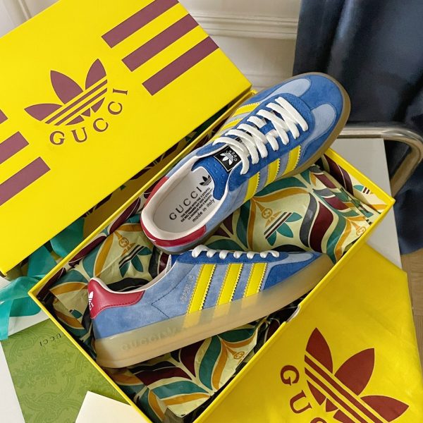 Adidas x Gucci joint Gazelle sports shoes couple casual sneakers