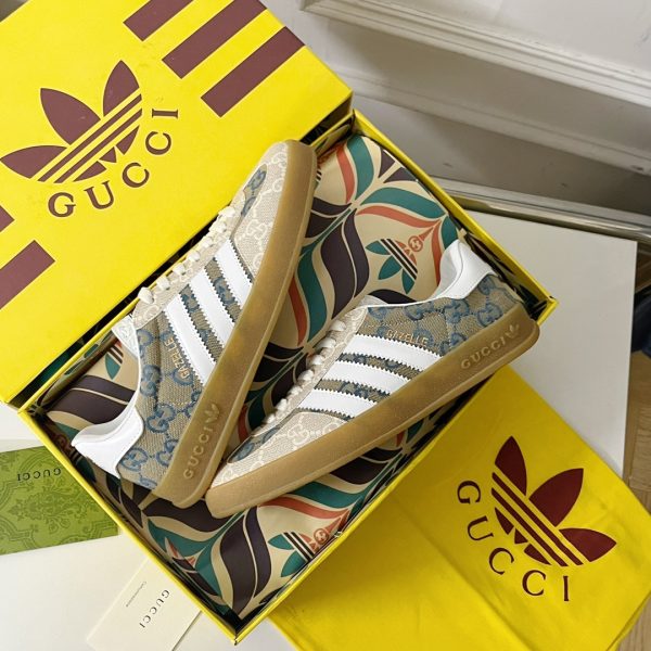 Adidas x Gucci joint Gazelle sports shoes couple casual sneakers