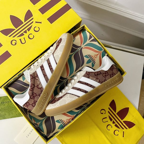 Adidas x Gucci joint Gazelle sports shoes couple casual sneakers