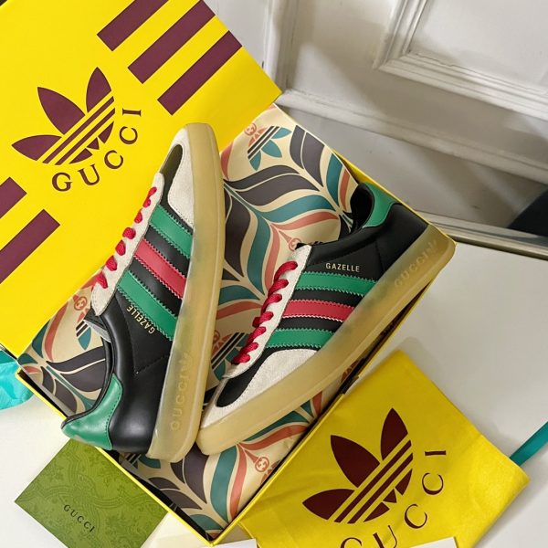 Adidas x Gucci joint Gazelle sports shoes couple casual sneakers