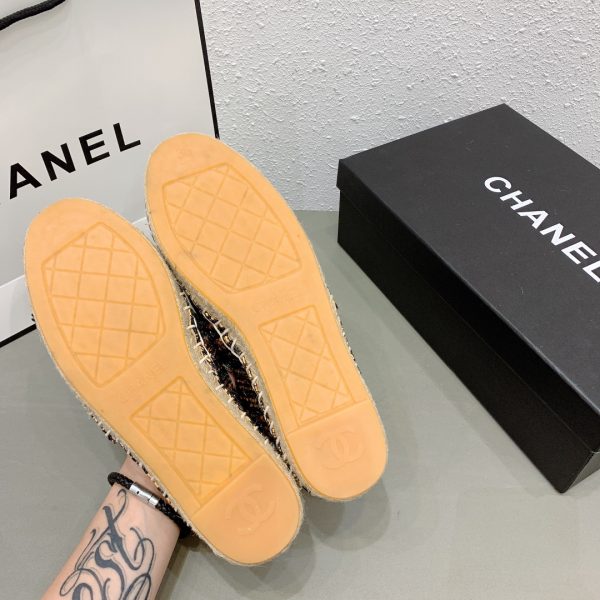 Chanel tweed espadrilles