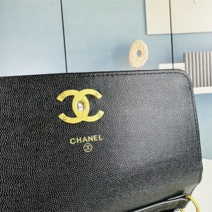 CHANEL Matelasse Classic Flap Bag Lambskin Black Mini