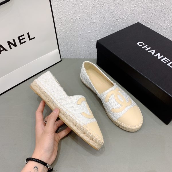 Chanel tweed espadrilles