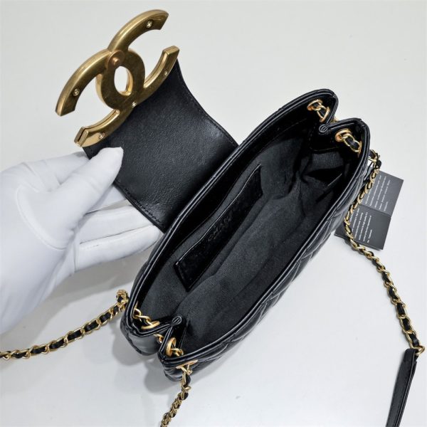 CHANEL Baguette Bag Black