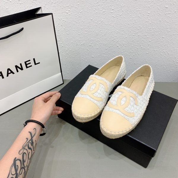 Chanel tweed espadrilles