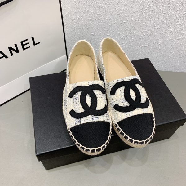 Chanel tweed espadrilles