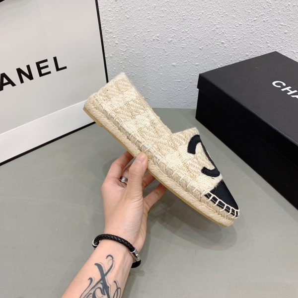 Chanel tweed espadrilles