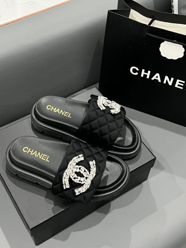 Chanel Lambskin Mules Slipper