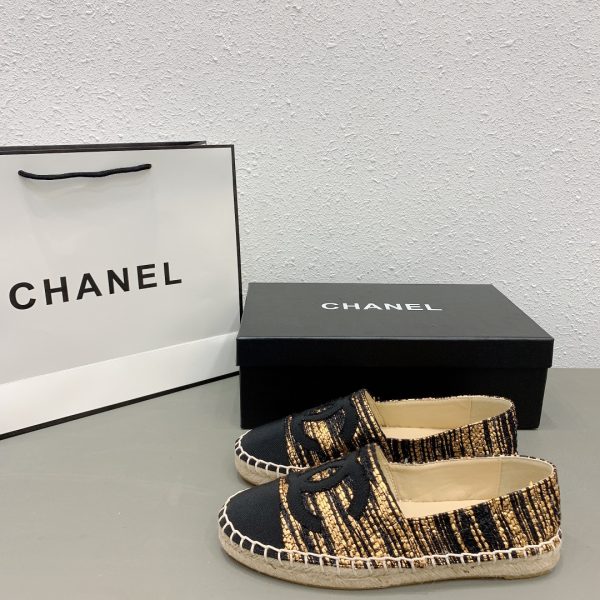 Chanel tweed espadrilles