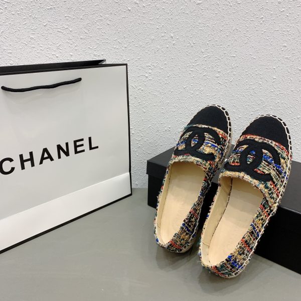 Chanel tweed espadrilles