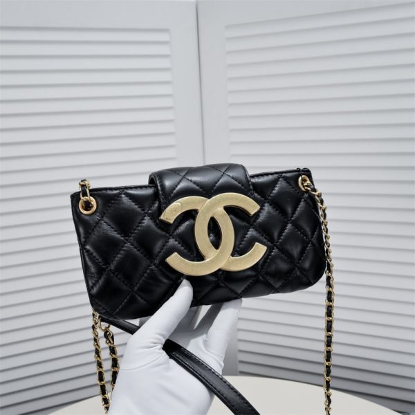 CHANEL Baguette Bag Black