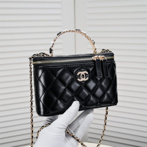 Chanel Vanity Top Handle With Chain