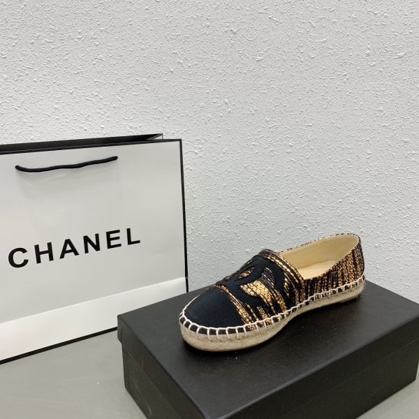 Chanel tweed espadrilles