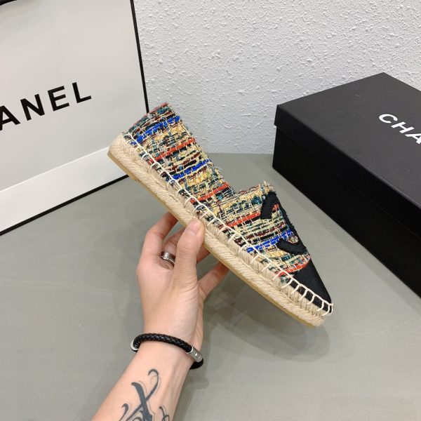 Chanel tweed espadrilles