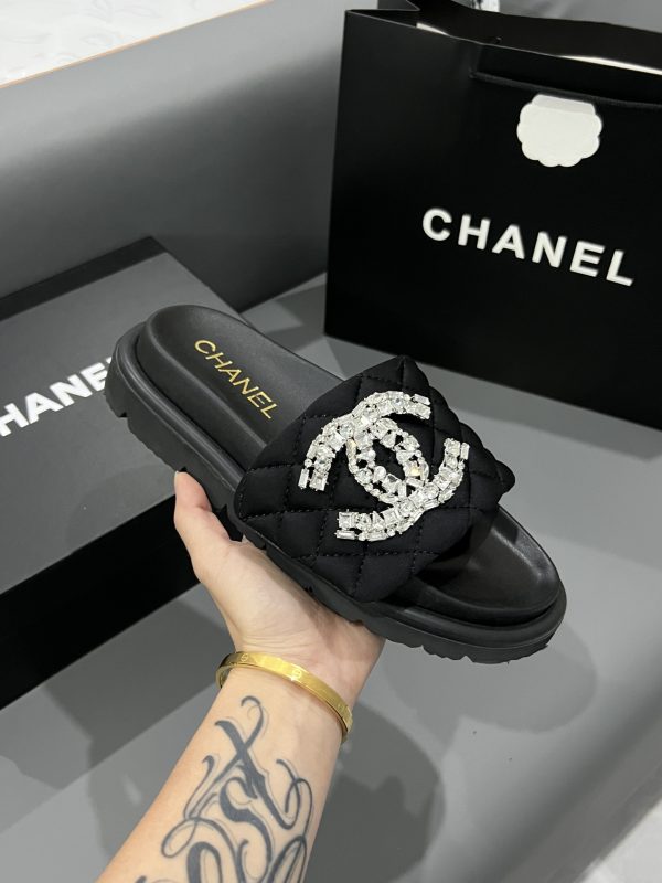 Chanel Lambskin Mules Slipper