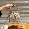 Louis Vuitton Nano Noe Monogram Amplant Tourterelle Claim Handbag